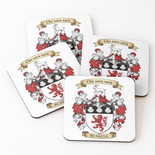 Item preview, The Russell Family Coat of Arms designed and sold by BagTown Clans.