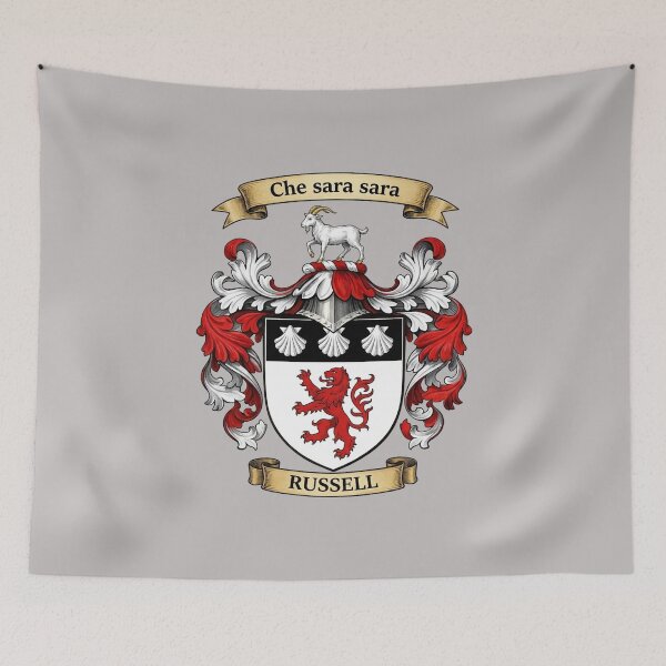 Item preview, The Russell Family Coat of Arms designed and sold by BagTown Clans.