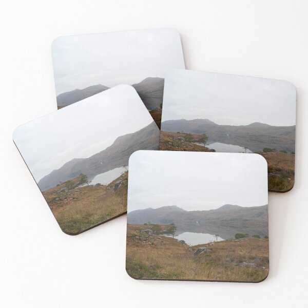 Item preview, Scottish Highland Loch Reflections Quiet Landscape Photography Print designed and sold by ArcanePrintsxo.