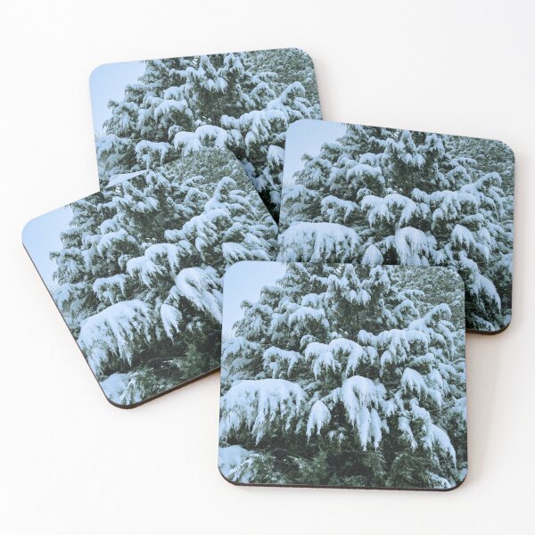 Item preview, Snow-Covered Juniper in Winter – Moody Colorado Evergreen designed and sold by Jon Moffat Photography.