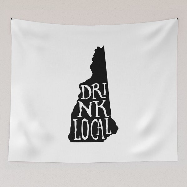 Item preview, Drink Local New Hampshire State Outline Craft Beer designed and sold by graf1k.