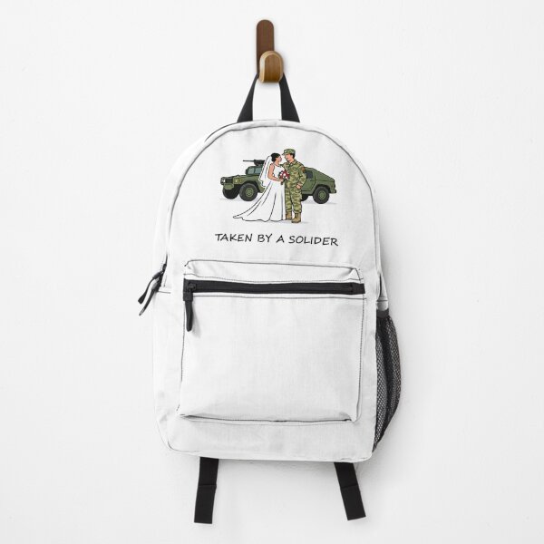 Item preview, Taken by a Soldier – Romantic Military Wedding Illustration | Army Love, Military Spouse Pride Design designed and sold by BrainBubbleArt.