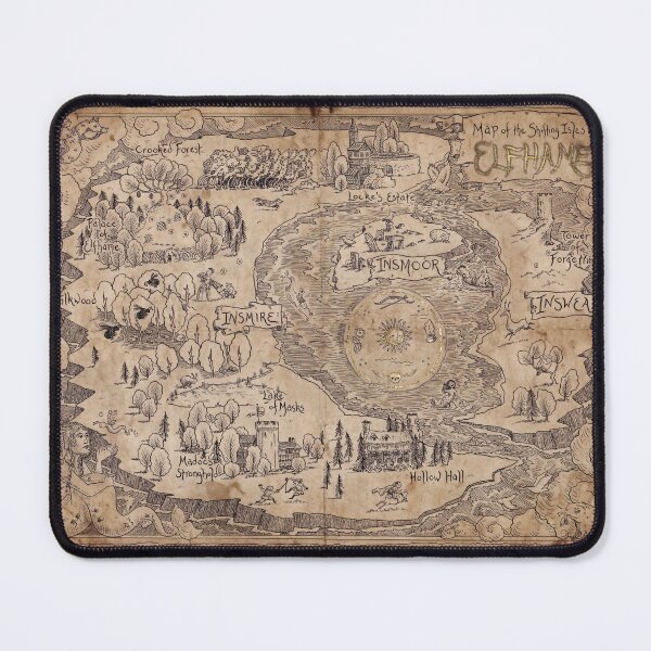 Item preview, Shifting Isles of Elfhame Map designed and sold by DeviantMerch.