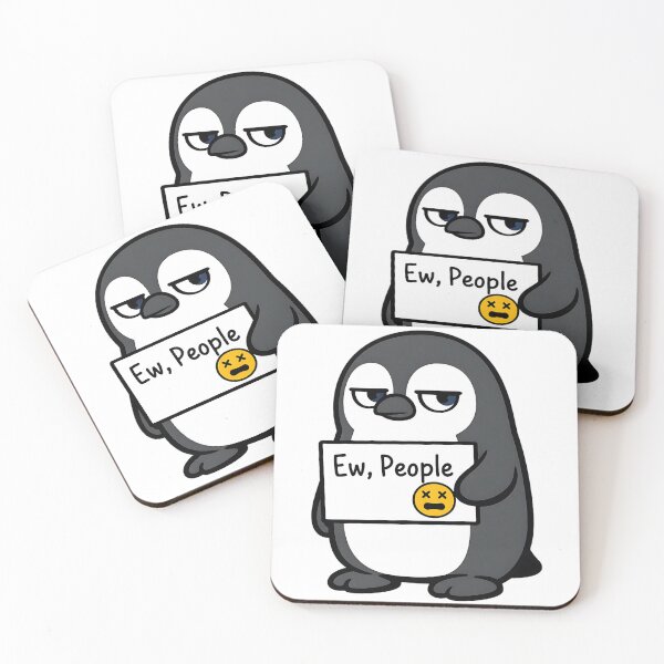 Item preview, “Ew, People”  penguin designed and sold by bobcatmarty.