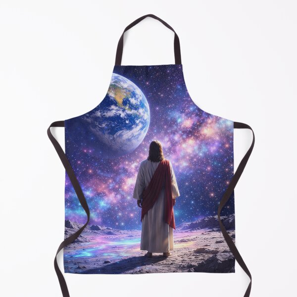 Item preview, Jesus Watching Over Earth from the Cosmos designed and sold by ImaginingNebulae.