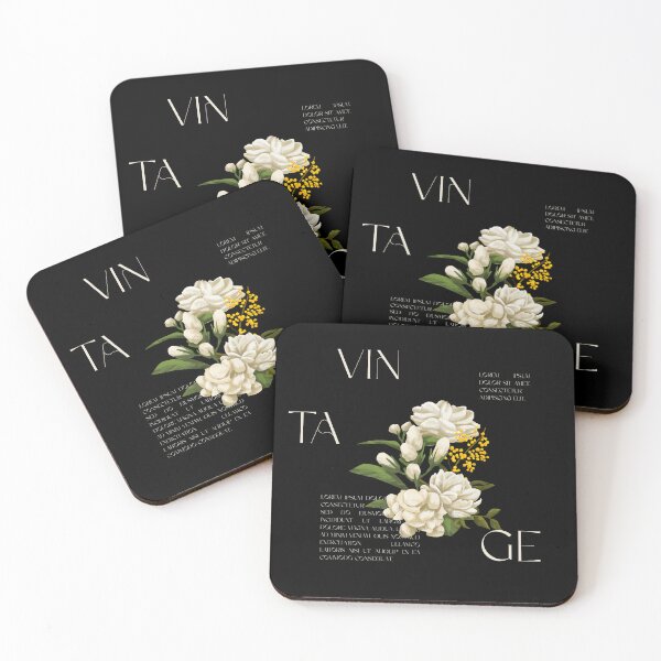 Item preview, Aesthetic Vintage Floral Editorial Typography designed and sold by UNITEDTASTES.