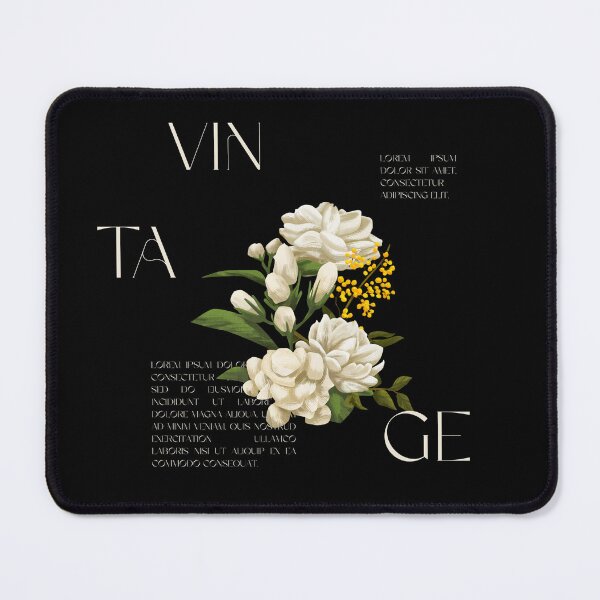 Item preview, Aesthetic Vintage Floral Editorial Typography designed and sold by UNITEDTASTES.