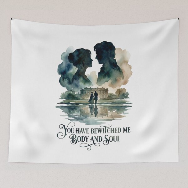 Item preview, Bewitched Me Body And Soul Watercolor Couple Design designed and sold by Fenay Designs.