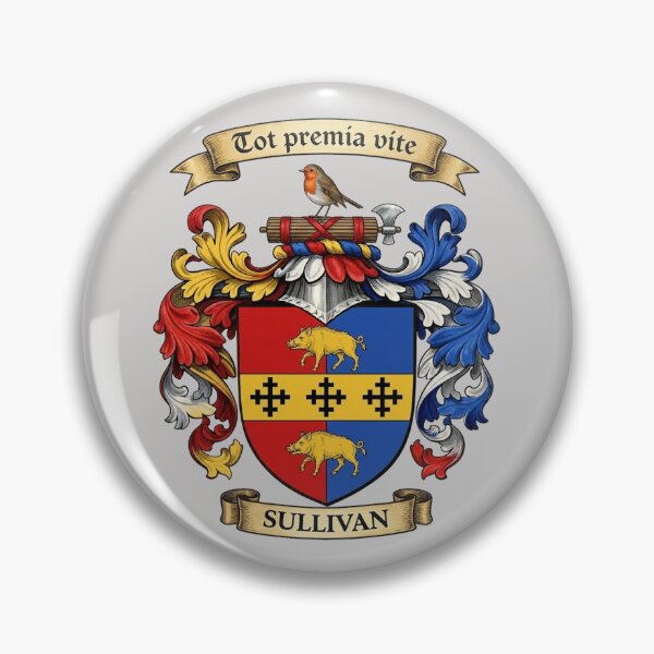 Item preview, The Sullivan Family Coat of Arms designed and sold by BagTown Clans.