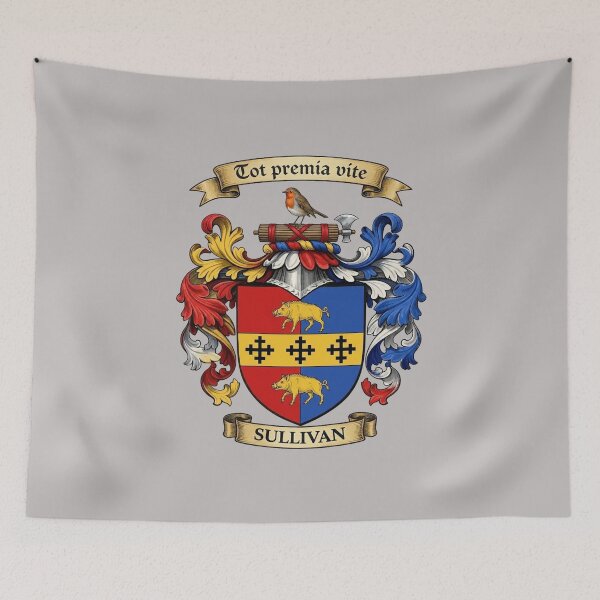 Item preview, The Sullivan Family Coat of Arms designed and sold by BagTown Clans.