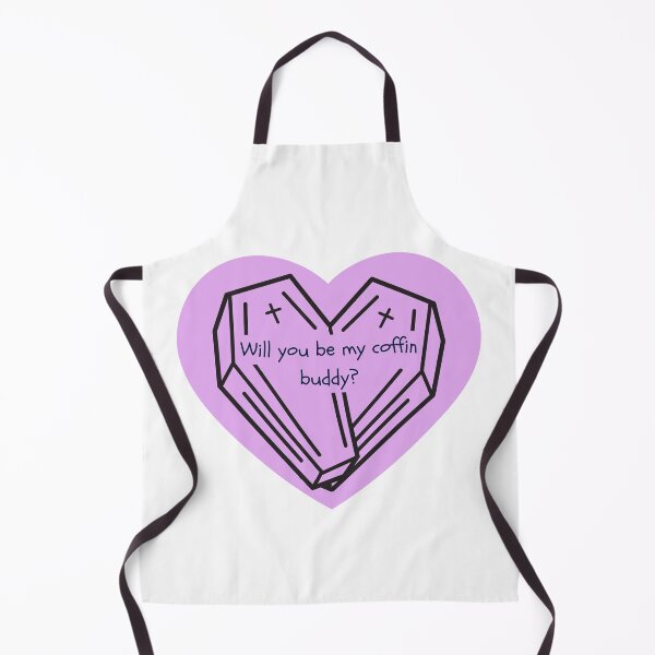 Item preview, Will You Be My Coffin Buddy? – Cute Gothic Valentine Heart designed and sold by GraveyardGlam.