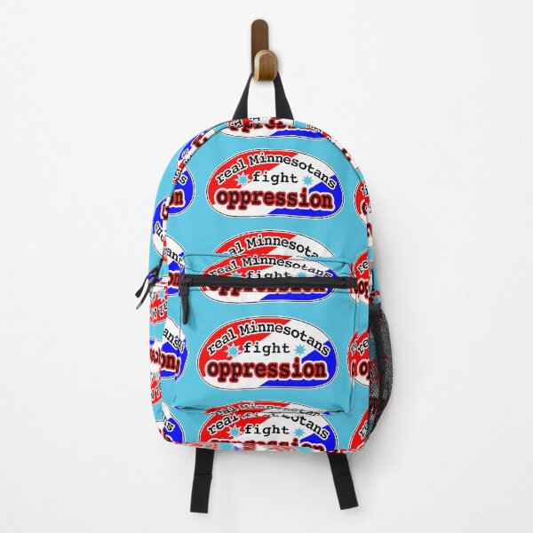 Item preview, Real Minnesotans fight oppression, red white and blue background designed and sold by mntimg.