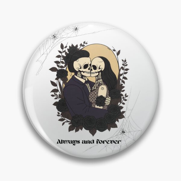 Item preview, Always & Forever – Gothic Skeleton Lovers designed and sold by GraveyardGlam.