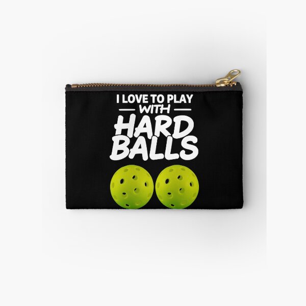 Item preview,  I love to play with hard balls - funny pickleball graphic designed and sold by EvieWoj.