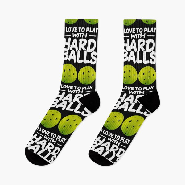 Item preview,  I love to play with hard balls - funny pickleball graphic designed and sold by EvieWoj.