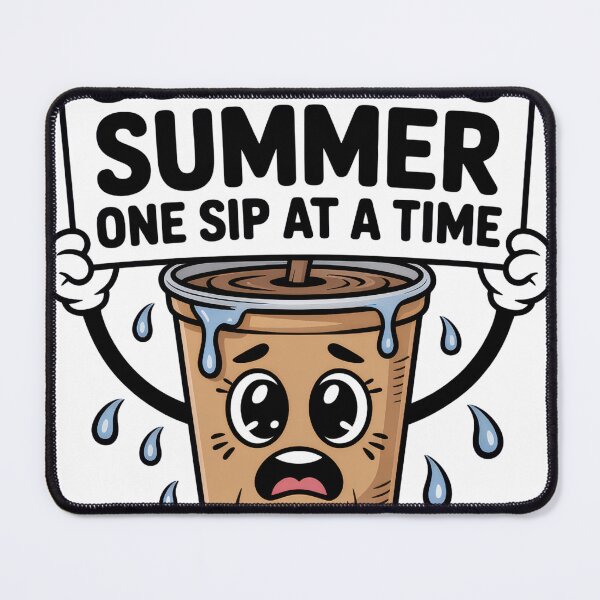 Item preview, Surviving Summer – Funny Coffee Design designed and sold by JA World - Art & Design.