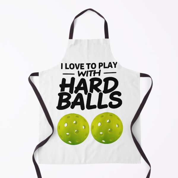 Item preview, I love to play with hard balls - funny pickleball graphic designed and sold by EvieWoj.