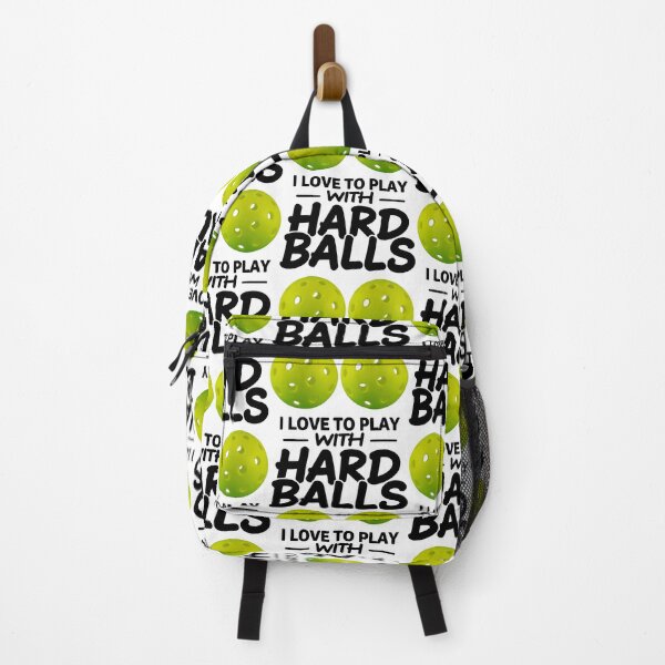 Item preview, I love to play with hard balls - funny pickleball graphic designed and sold by EvieWoj.