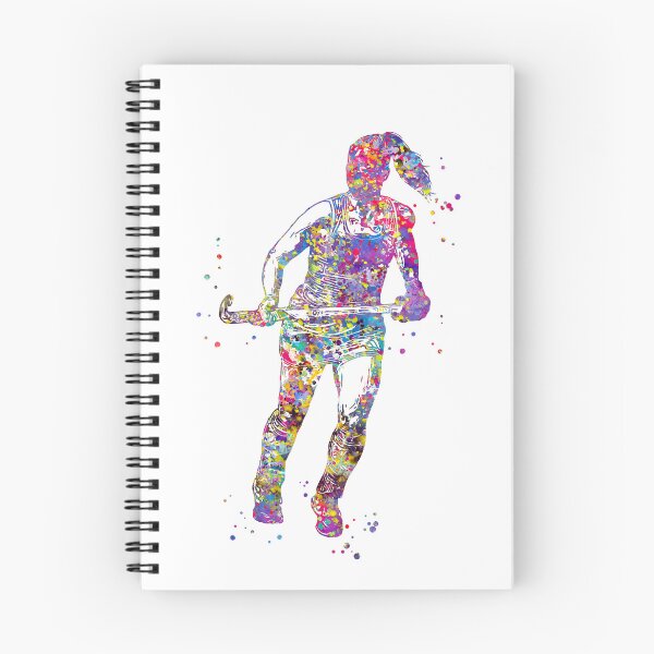 Item preview, Field Hockey Player Girl designed and sold by Rosaliartbook.