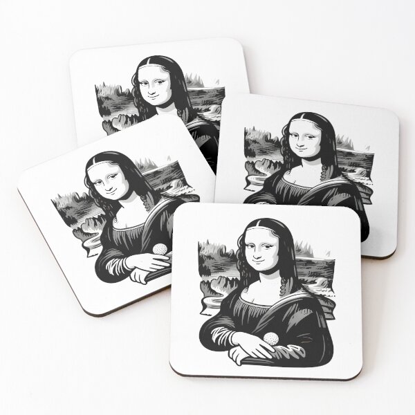 Item preview, Golfer Mona Lisa designed and sold by MKV Design.