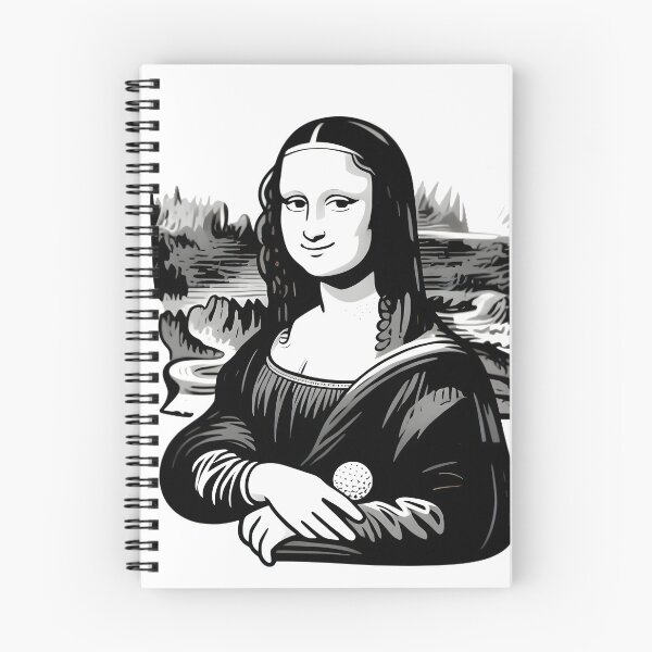 Item preview, Golfer Mona Lisa designed and sold by MKV Design.