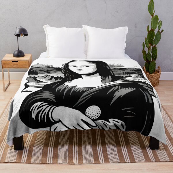 Item preview, Golfer Mona Lisa designed and sold by MKV Design.