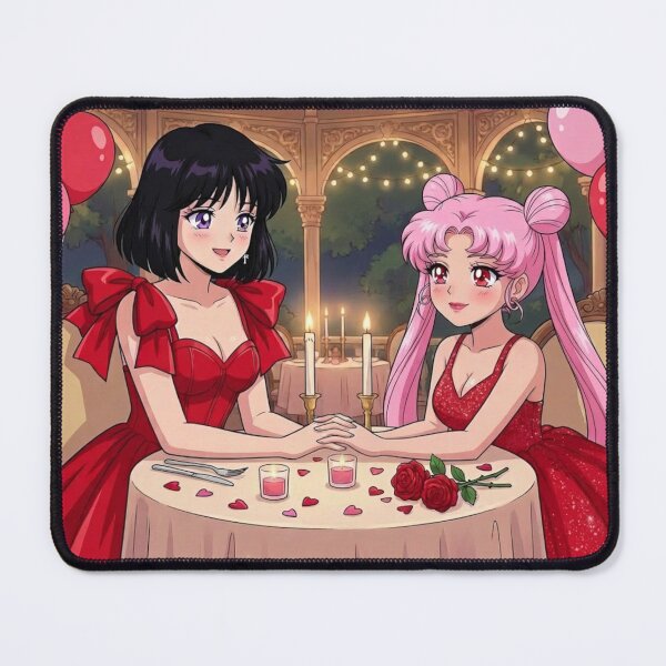 Item preview, Hotaru and Chibiusa on a Valentine's Date designed and sold by Solace Sparkles.