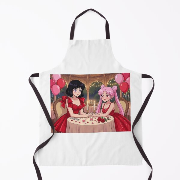 Item preview, Hotaru and Chibiusa on a Valentine's Date designed and sold by Solace Sparkles.