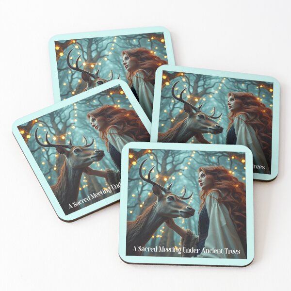 Item preview, A Sacred Meeting Under Ancient Trees Enchanted designed and sold by Sachie's Studio.