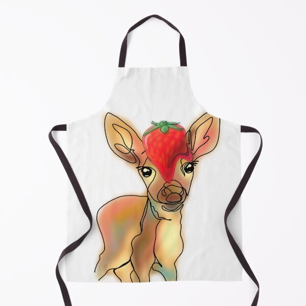 Item preview, Danielle the Deer with strawberry Hat – animalzinhats designed and sold by Ashley’sAnimalz.