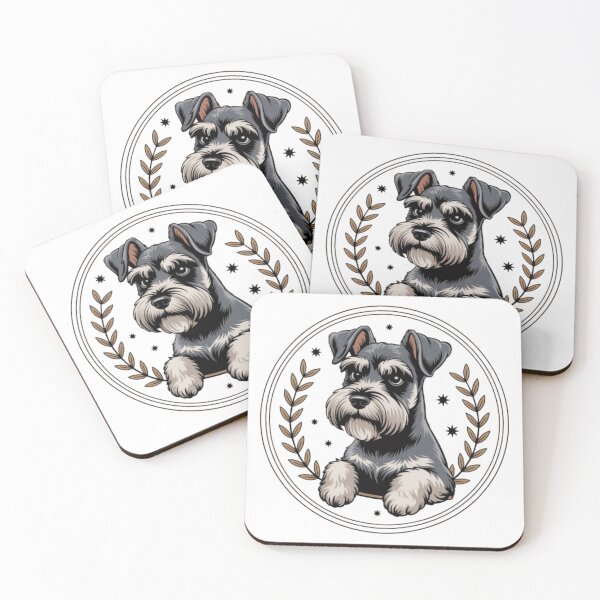Item preview,  Miniature Schminiature schnauzer clubnauzer Club Badge T-Shirt & Sticker | Proud Mini Schnauzer Owner Design designed and sold by Youpiworld.