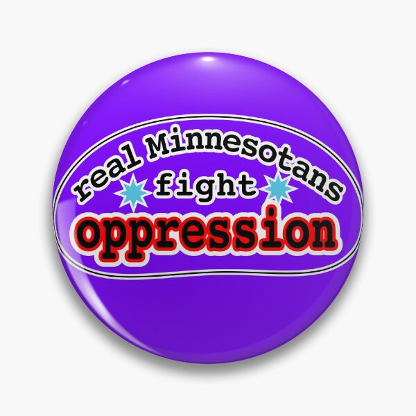 Item preview, Real Minnesotans fight oppression, violet background designed and sold by mntimg.
