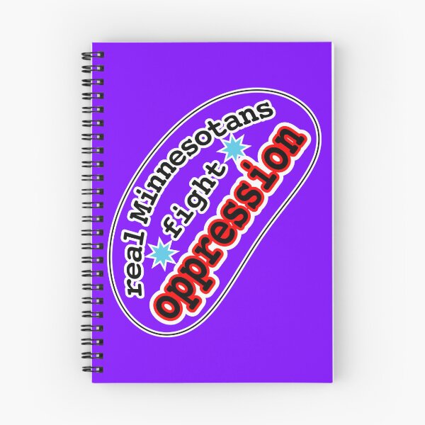 Item preview, Real Minnesotans fight oppression, violet background designed and sold by mntimg.