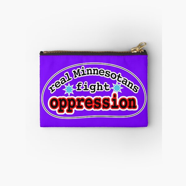 Item preview, Real Minnesotans fight oppression, violet background designed and sold by mntimg.