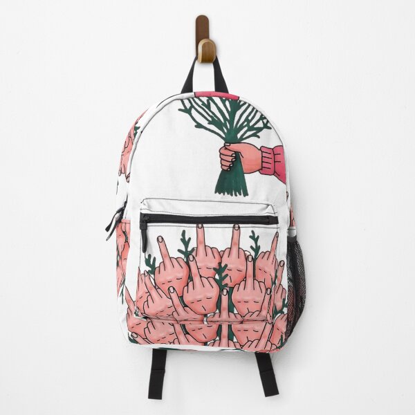 Item preview, Anti Love Middle Finger Bouquet – Sarcastic Floral Rebel Art designed and sold by ATLAS TEES.