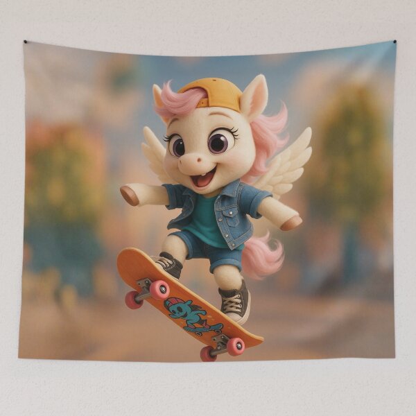 Item preview, Skater Pegasus Girl designed and sold by Sillytoe.