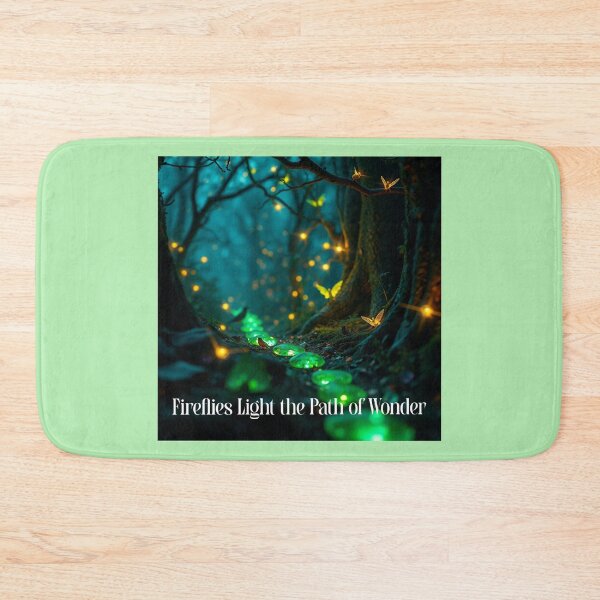 Item preview, Fireflies Light the Path of Wonder Enchanted designed and sold by Sachie's Studio.