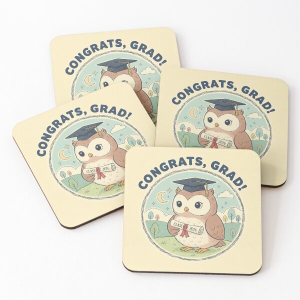 Item preview, Class of 2026 Retro Owl Graduate Sticker designed and sold by VisualRotaStudio .