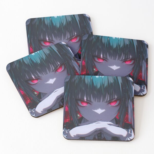 Item preview, Celestia Ludenberg Danganronpa Gothic Maid Red Eyes Stare designed and sold by mildaclairmo.