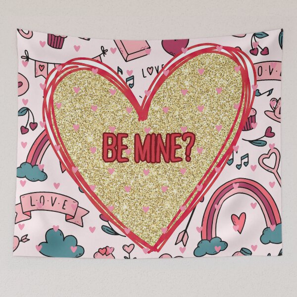 Item preview, “Be Mine” + Valentine designed and sold by GraveyardGlam.