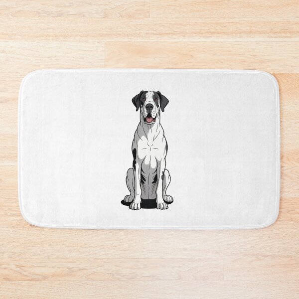 Item preview, Fawn Great Dane Harlequin With Floppy Ears - Cute and Funny designed and sold by SEBANOX.