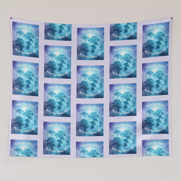 Item preview, Floating Trees are Totally Normal Here Fantasy designed and sold by Sachie's Studio.