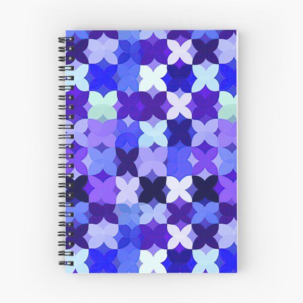 Item preview, Vibrant Blue and Purple Cross Hatch designed and sold by Piotrek0001.