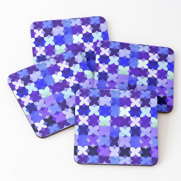 Item preview, Vibrant Blue and Purple Cross Hatch designed and sold by Piotrek0001.