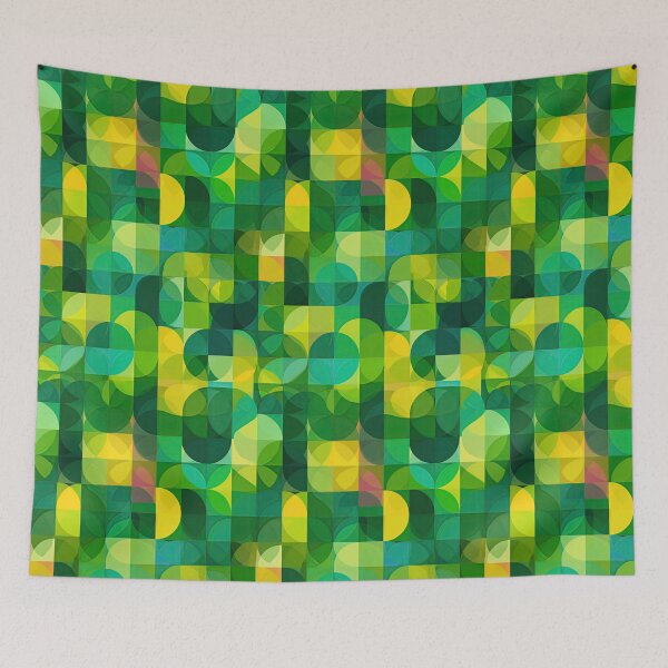 Item preview,  Green Mosaic Pixel Art Camouflage designed and sold by Piotrek0001.