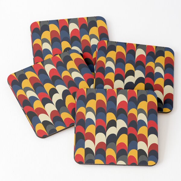 Item preview, Retro Scallop Scale Pattern Multi Color designed and sold by Piotrek0001.