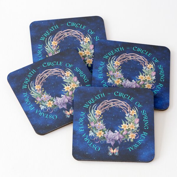 Item preview, Ostara Floral Wreath — Circle of Spring Renewal designed and sold by MysticOzzy.