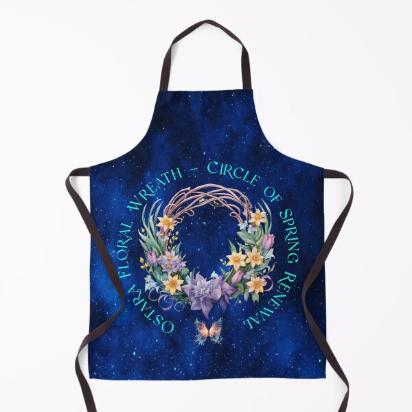 Item preview, Ostara Floral Wreath — Circle of Spring Renewal designed and sold by MysticOzzy.