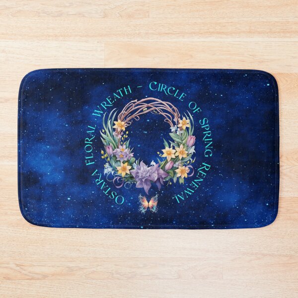 Item preview, Ostara Floral Wreath — Circle of Spring Renewal designed and sold by MysticOzzy.