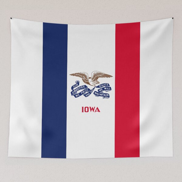 Item preview, Vertical Iowa State Flag Design designed and sold by NTGUILTY.
